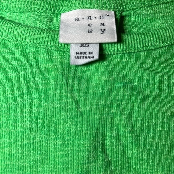 𝅺GREEN Blouse with back knot by A New Day - Picture 12 of 12